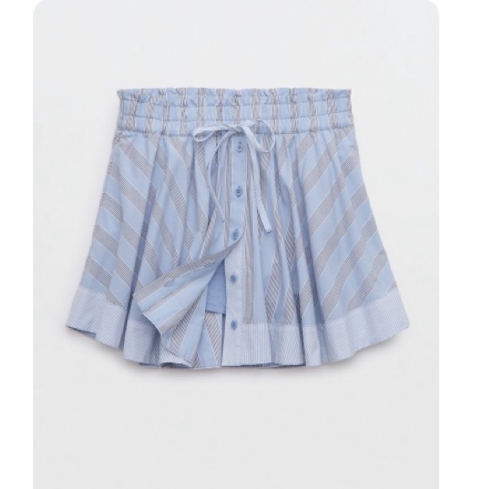 American Eagle Outfitters Light Blue A-Line Skirt